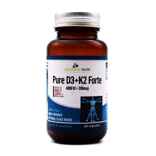 Pure D3 + K2 Forte 60 capsules - NeoGenesis - Supplement