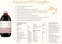Liposomal B Complex 500ml - Oshun - Supplement